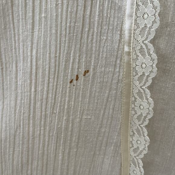 Gunne Sax Style Vintage 1970’s Peasant Dress Blue Velvet Panels Maxi Length XS - Picture 10 of 13